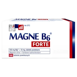 Magne B6 Forte 100 mg Mg 2+ + 10 mg tabletki powlekane 