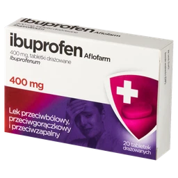 Ibuprofen Aflofarm 400 mg tabletki drażowane 