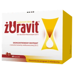 Żuravit 220 mg kapsułki elastyczne 