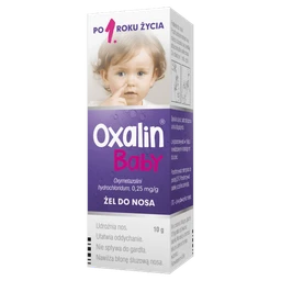 Oxalin Baby 0,25 mg/g żel do nosa 