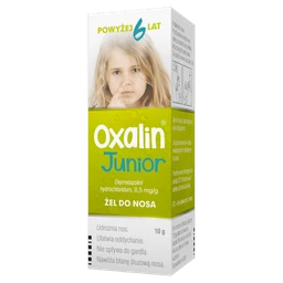 Oxalin Junior 0,5 mg/g żel do nosa 