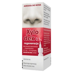 Xylodex 0,1% regeneracja (0,1 mg + 5 mg)/dawkę aerozol do nosa, roztwór 