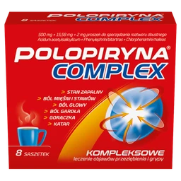 Polopiryna Complex 500 mg+15,58 mg+2 mg proszek do sporządzenia roztworu doustnego 