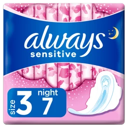 Always Ultra Night Sensitive, podpaski 