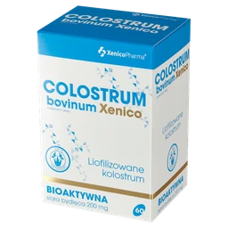 Colostrum bovinum Xenico 200 mg kapsułki 