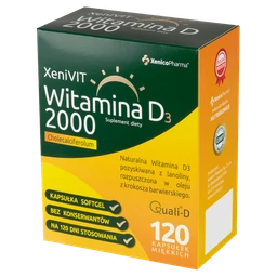 XeniVIT Witamina D 2000 50 µg kapsułki 