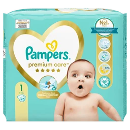 Pampers Premium Care, pieluchy, rozmiar 1, 2-5 kg 