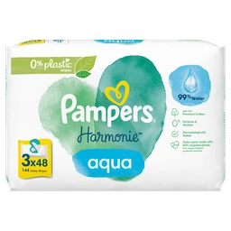 Pampers Harmonie Aqua, chusteczki nawilżane 