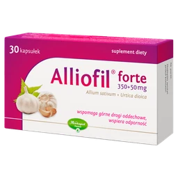 Alliofil forte 350 mg + 50 mg kapsułki 