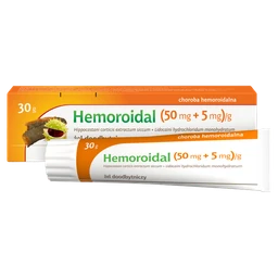 Hemoroidal (50 mg + 5 mg)/g żel doodbytniczy 