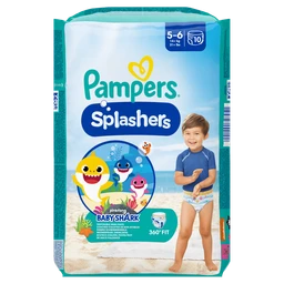 Pampers Splashers, pieluchomajtki do pływania, rozmiar 5-6, 14+ kg 