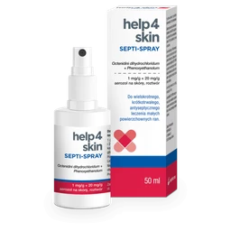 Help4Skin Septi-Spray (1 mg+20 mg)/g aerozol na skórę, roztwór 