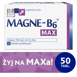 Magne B6 Max 100 mg+2 mg tabletki powlekane 