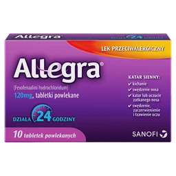 Allegra 120 mg tabletki powlekane 