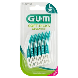 Sunstar Gum, Soft-Picks Advanced, szczoteczki do przestrzeni międzyzębowych, rozmiar duży 