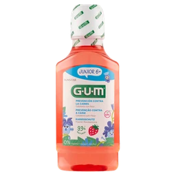 Sunstar Gum Junior Monster, płyn do płukania jamy ustnej dla dzieci w wieku 6+ 