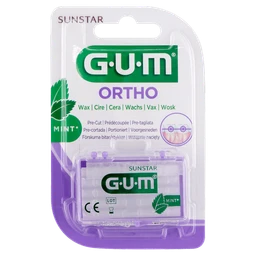 Sunstar Gum, Ortho, wosk ortodontyczny, kalibrowany, smak mięta 