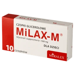 Milax- M dla dzieci 1500 mg czopki 