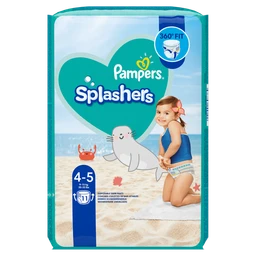 Pampers Splashers, pieluchomajtki do pływania, rozmiar 4-5, 9-15 kg 