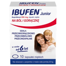 Ibufen Junior 200 mg kapsułki miękkie 