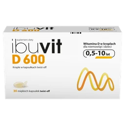 Ibuvit D 600 j.m. kapsułki twist-off 