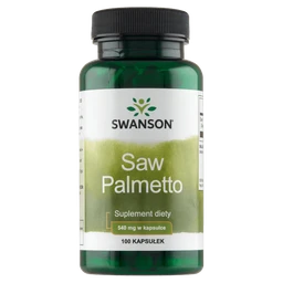 Swanson, Saw palmetto extract, 540 mg, suplement diety 