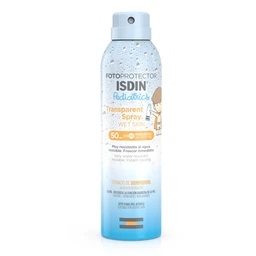 ISDIN Fotoprotector Pediatrics Transparent Spray Wet Skin, przeciwsłoneczny spray do ciała dla dzieci SPF 50 