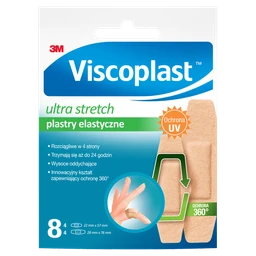 Viscoplast Ultra Stretch, zestaw elastycznych plastrów 