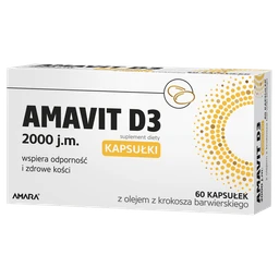 Amavit D3 2000 j.m. kapsułki 