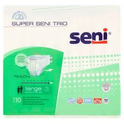 Seni Super Trio, pieluchomajtki, large 100-150 cm 