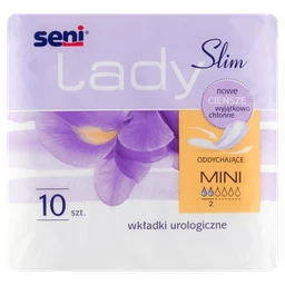 *Seni Lady Slim Mini, wkładki urologiczne dla kobiet 