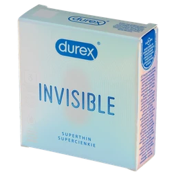 Prezerwatywy Durex INVISIBLE ekstra cienkie 