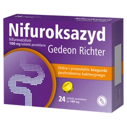 Nifuroksazyd Gedeon Richter 100 mg tabletki powlekane 