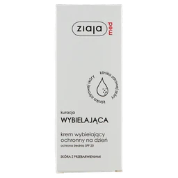 Ziaja Med kuracja wybielająca krem wybielający ochronny na dzień SPF 20 