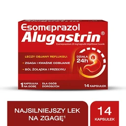 Esomeprazol Alugastrin 20 mg kapsułki dojelitowe, twarde 