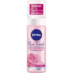 Nivea Rose Touch, pianka oczyszczająca z organiczną wodą różaną do twarzy 