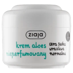 Ziaja krem BIO aloes nieperfumowany cera sucha, wrażliwa i normalna 