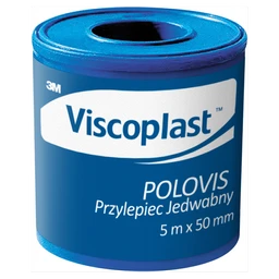 Viscoplast Polovis 5 m x 50 mm przylepiec jedwabny 