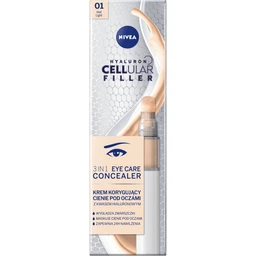 Nivea Hyaluron Cellular Filler, krem korygujący pod oczy, 3w1, nr 01 