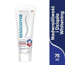 Sensodyne Nadwrażliwość & Dziąsła Whitening, pasta do zębów, wybielająca 