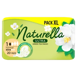 Naturella Ultra Normal podpaski ze skrzydełkami Zielona herbata 