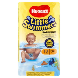 Huggies Little Swimmers 5−6 (12−18 kg), pieluchomajtki do pływania 