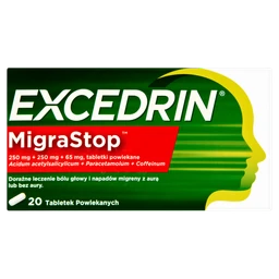 Excedrin MigraStop 250 mg + 250 mg + 65 mg tabletki powlekane 