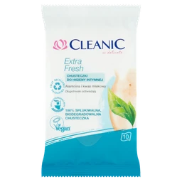 Cleanic Extra Fresh, chusteczki do higieny intymnej 