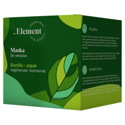 Vis Plantis Basil Element, maska do włosów regenerująca, bazylia + argan 