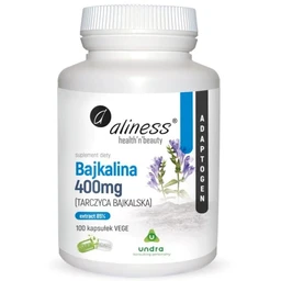 Aliness Bajkalina (tarczyca bajkalska) extract 85% 400 mg kapsułki 