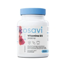 Witamina D3 2000 IU Osavi kapsułki 