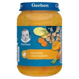 Gerber obiad dla dzieci kurczak w potrawce z jarzynami 