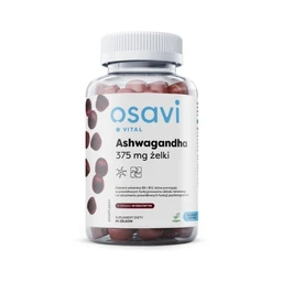 Osavi Ashwagandha 375 mg żelki o smaku wiśniowym 