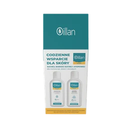 Oillan Med Zestaw emulsja natłuszczająca, 500 ml + balsam intensywnie natłuszczający 